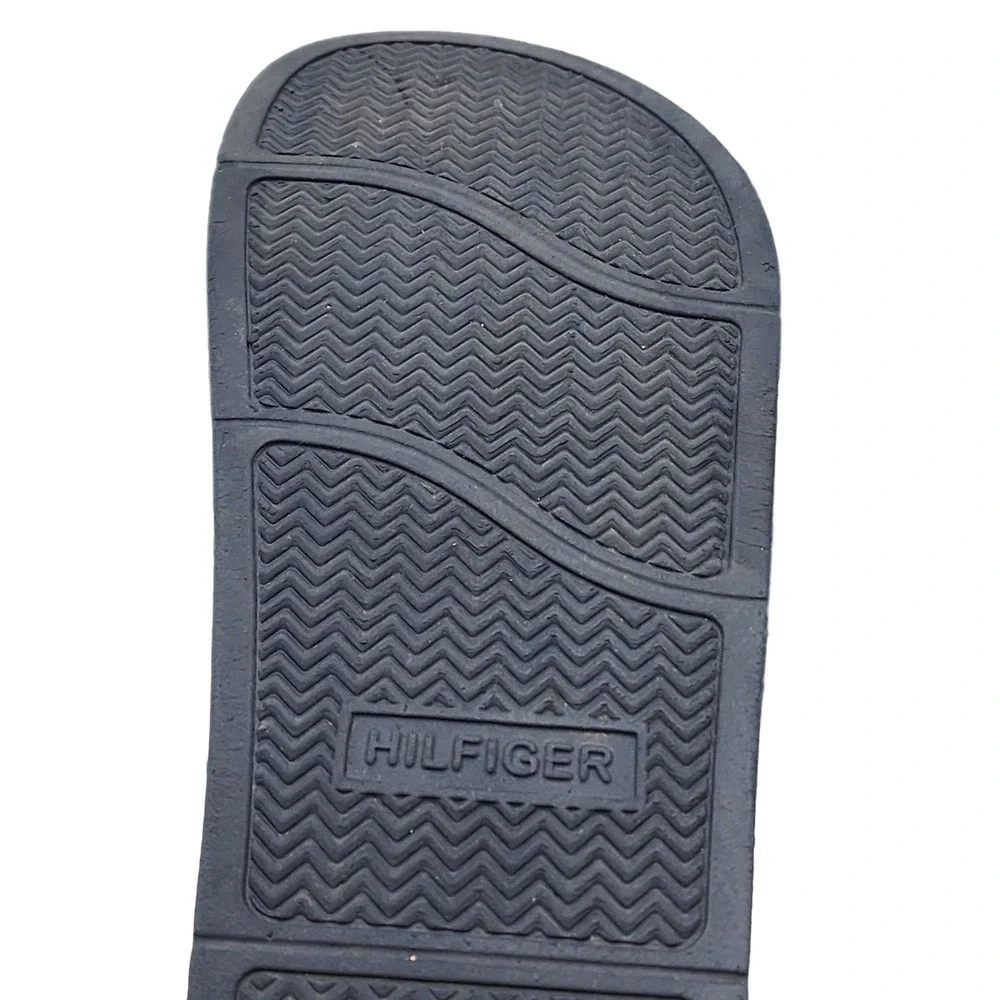 Tommy Hilfiger Slide Sandals Mens 8.5 Womens 10 Slip On Summer Preppy 90s Vibe - Picture 4 of 8